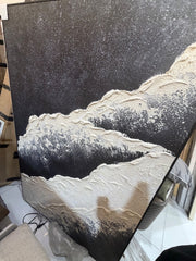 Large Textured Abstract Canvases (Individually Priced) - Brand New