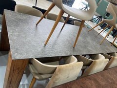 Italian Dining Table and 8 Chairs - Like New