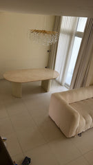 Al Huzaifa Furniture Marble 8-Seater Dining Set (Al Huzaifa Furniture)