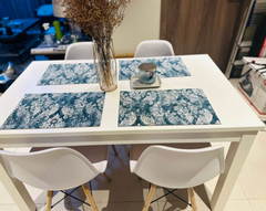 Extendable Dining Set with 4-Chairs