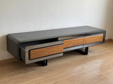 Modern TV Stand with Wood Drawers - Gently Used