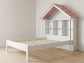 Pan Emirates White House Bed with Shelving Headboard