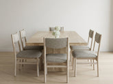 Crate & Barrel Travertine Dining Set