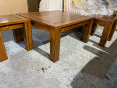 Italian Wooden Coffee Table Set