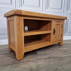 Oak Wood TV Media Unit