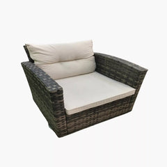 Outdoor Rattan Lounge Set with Table / And Storage