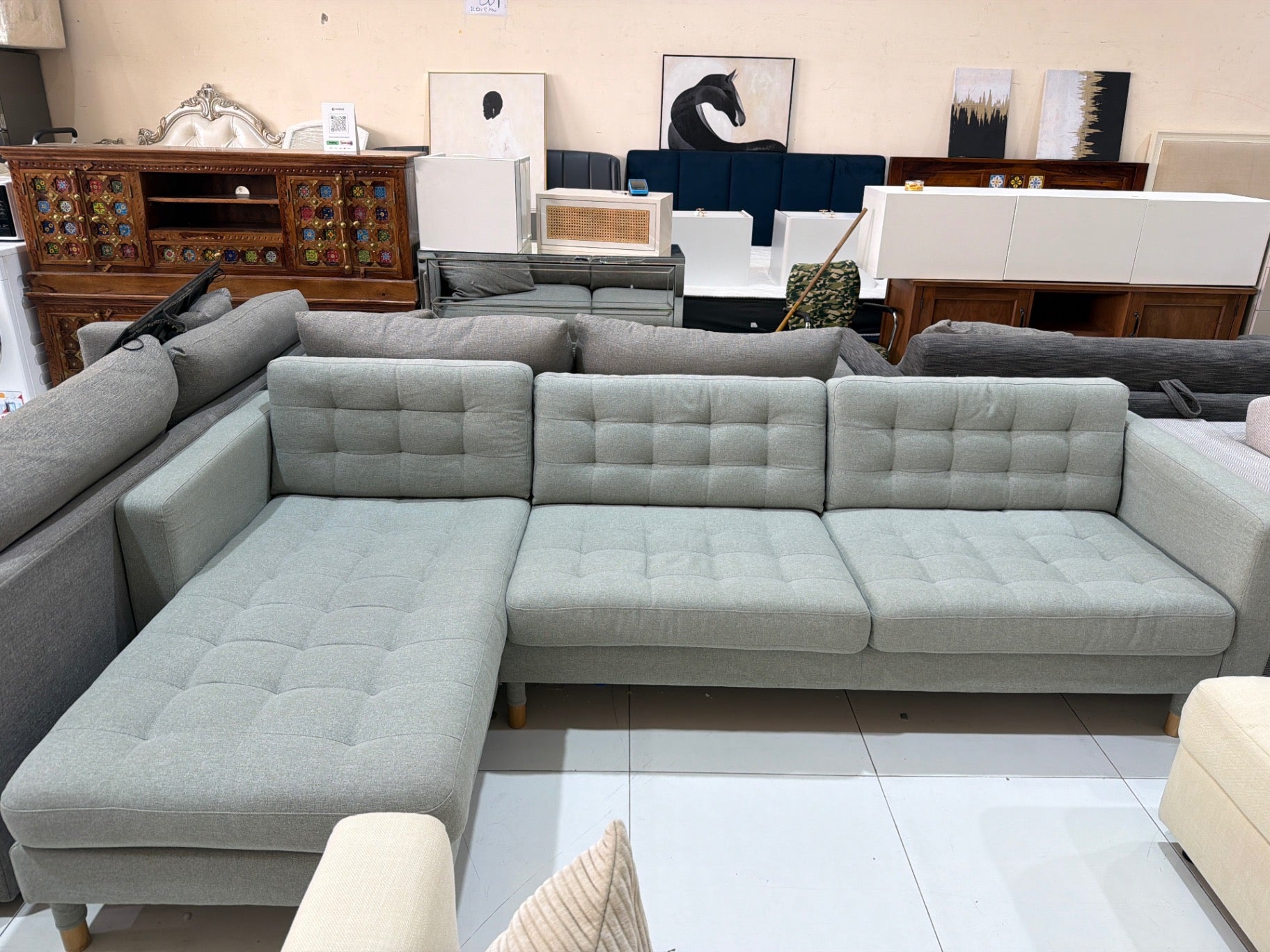 IKEA L Shape Sectional Sofa