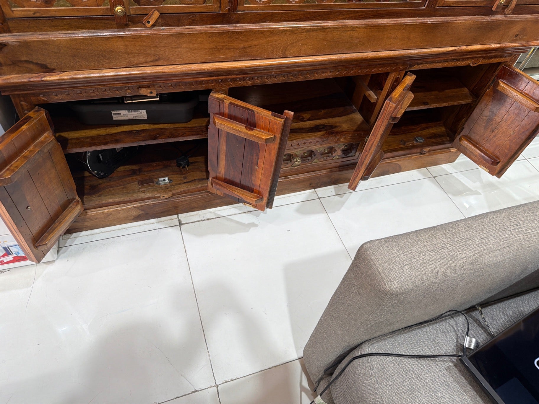 Sheesham Wooden TV Unit
