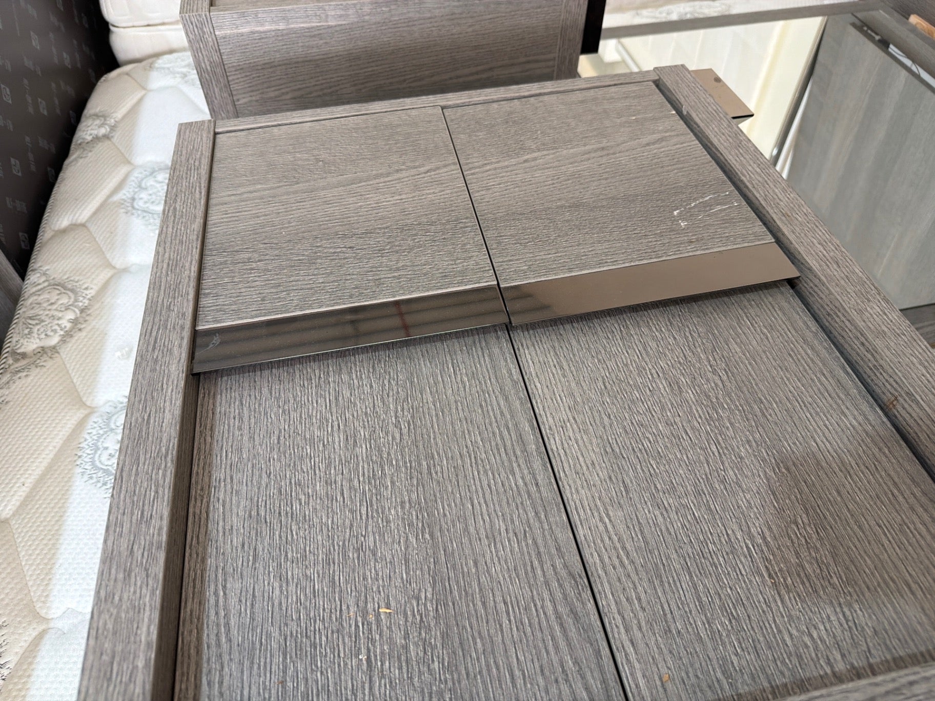 Bedroom Set with Nightstands and Dresser with Mirror
