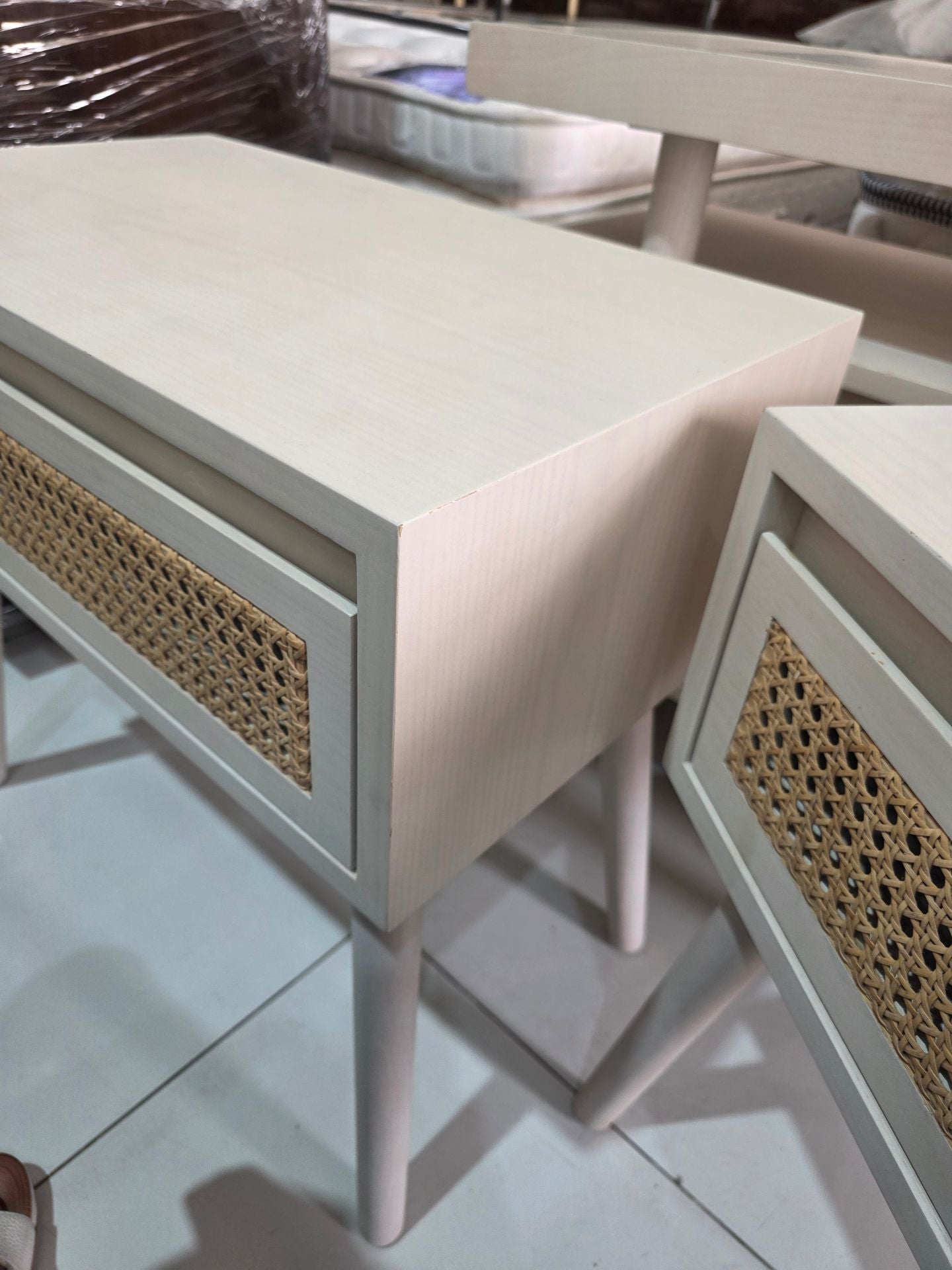 Crate & Barrel Home Box Side Tables