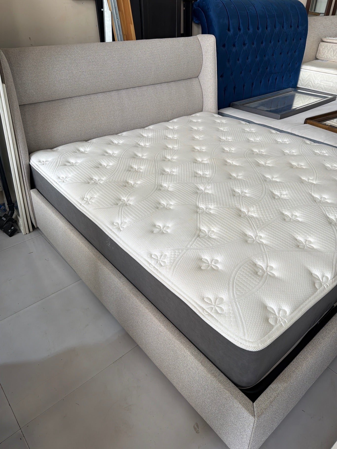 Pan Home Bed Frame and Mattress