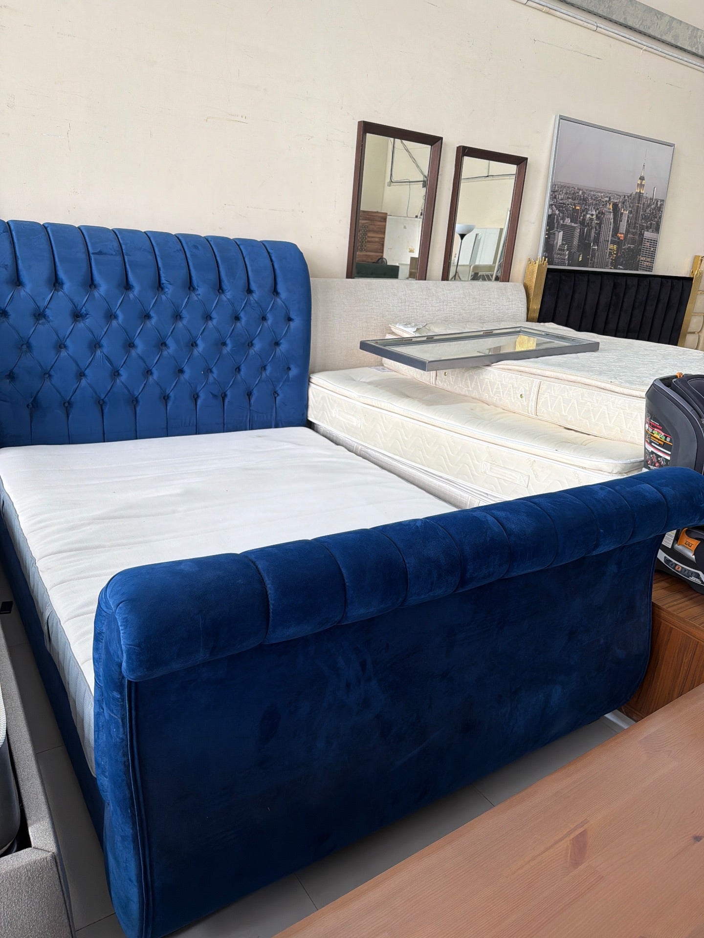 PAN Home Upholstered Bed Frame