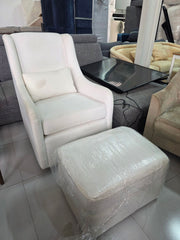 Pottery Barn Rocking Chair & Ottoman