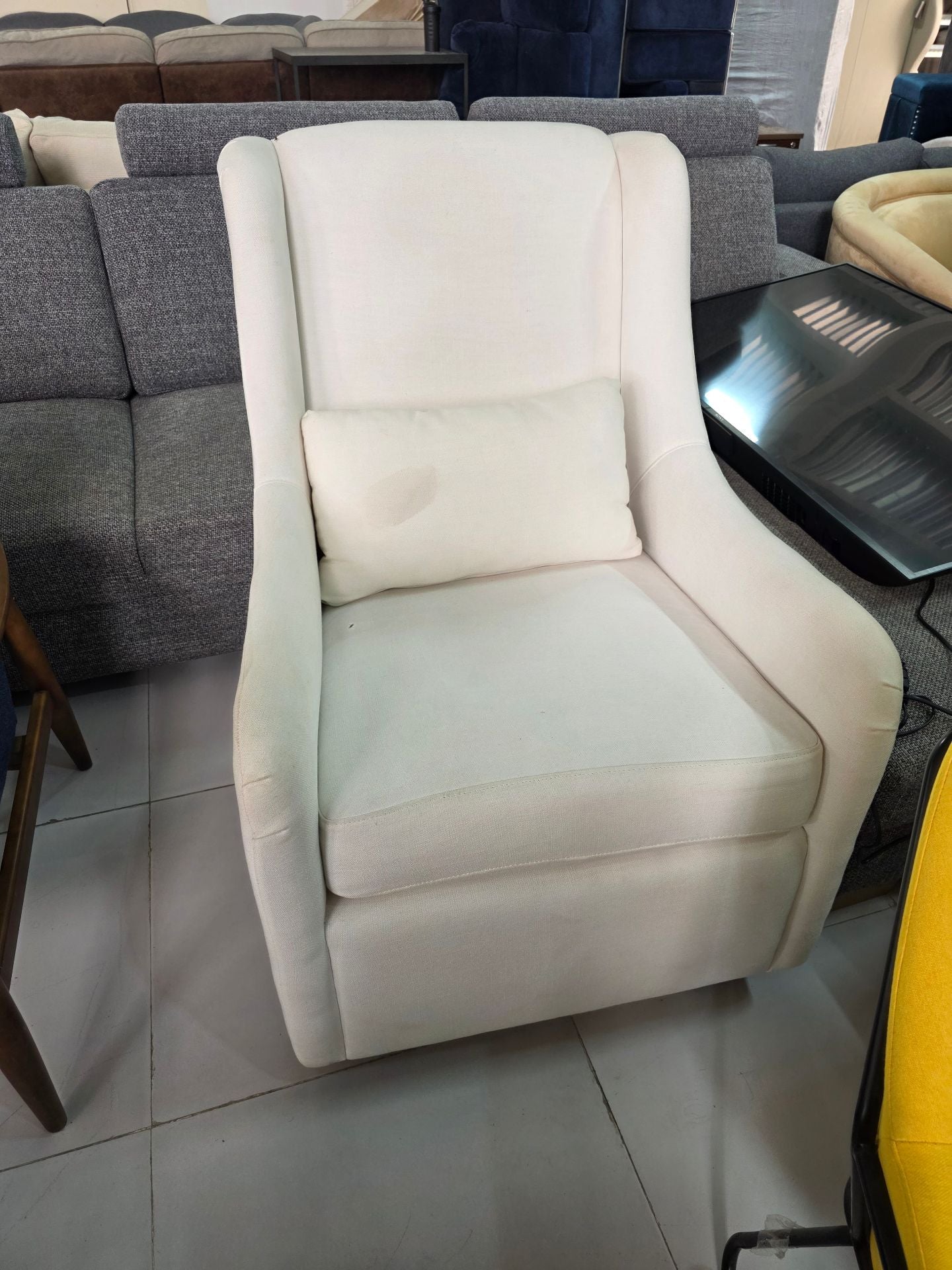 Pottery Barn Rocking Chair & Ottoman