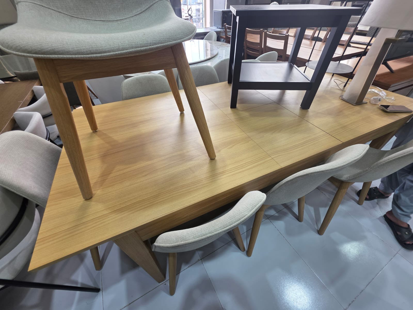 2XL Furniture & Home Decor 8-Seater Dining Table and Chairs Set - Gently Used