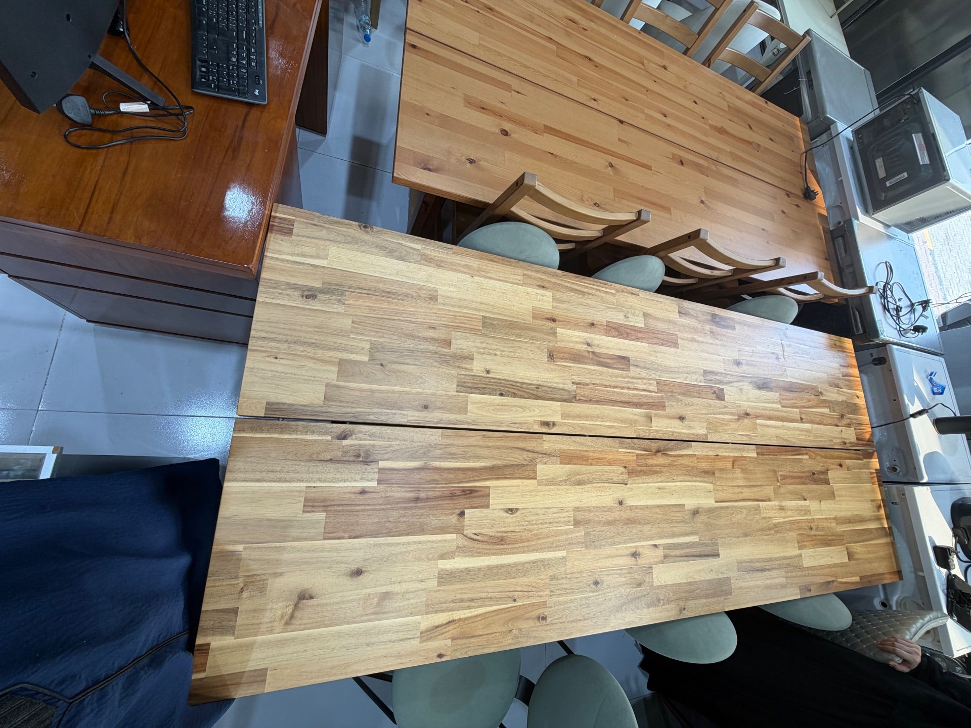 IKEA 6-Seater Wooden Dining Table Set - Used