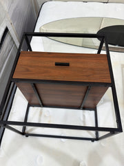 Home Center Blueground Bed and 2 Nightstands - Gently Used