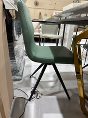 6-Seater Marble Effect Dining Set - Used