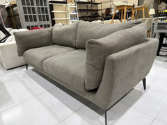 Contemporary Three-Seater Sofa with Metal Legs - Gently Used
