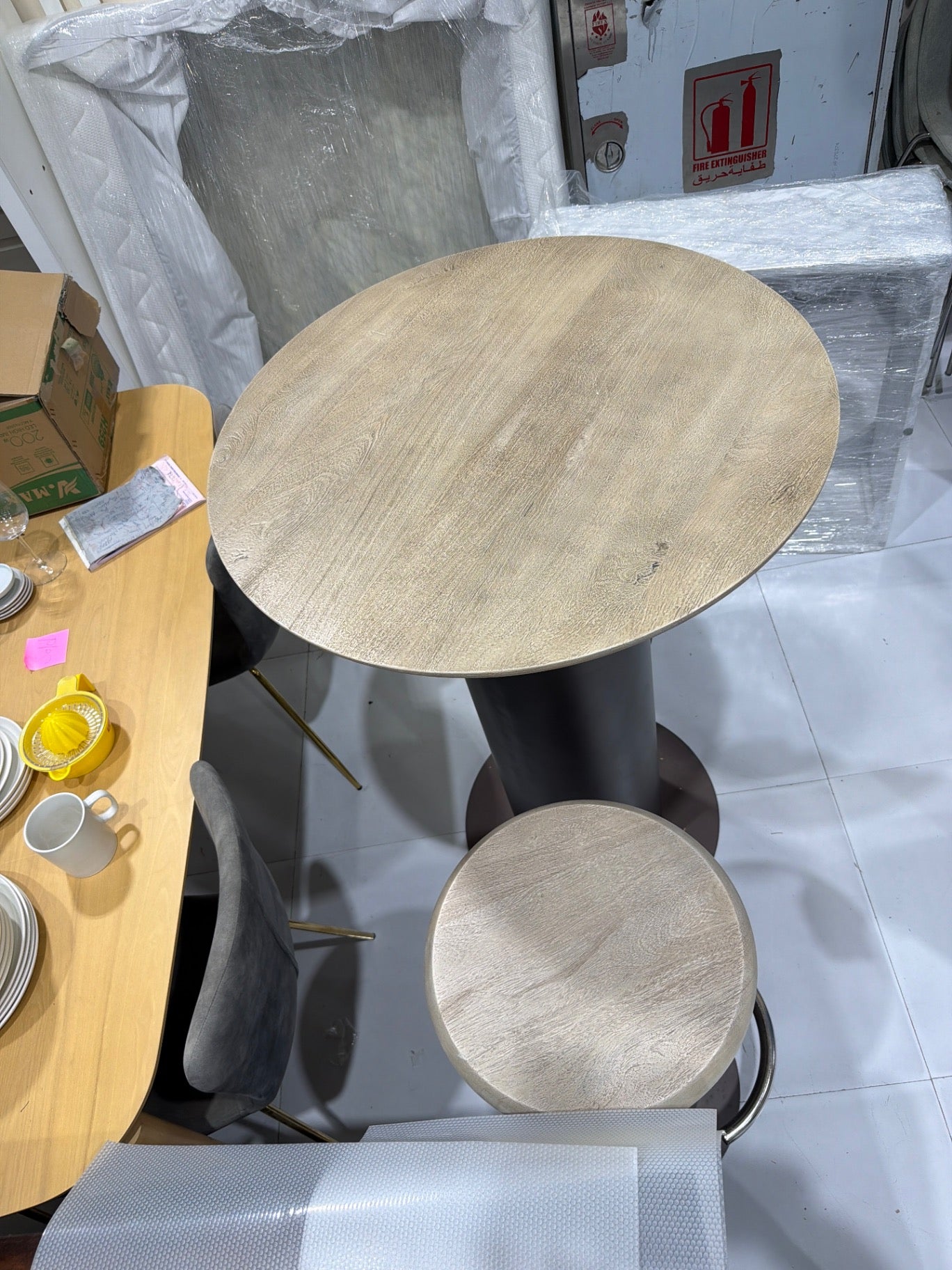 Breakfast Table and 2 High Stools - Gently Used