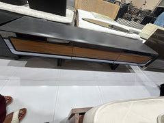 Modern TV Stand with Wood Drawers - Gently Used