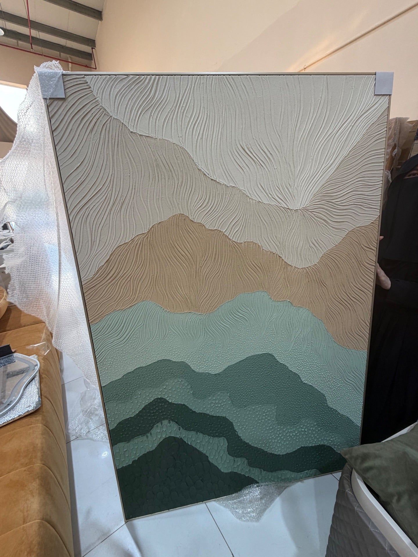Large Textured Abstract Canvases (Individually Priced) - Brand New