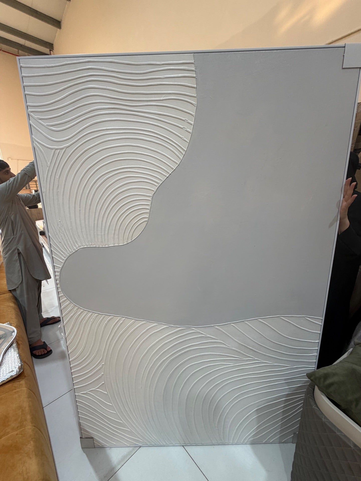 Large Textured Abstract Canvases (Individually Priced) - Brand New