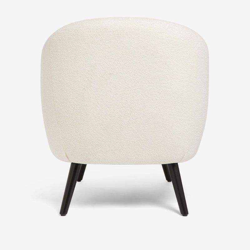 Asghar Furniture Cream Bouclé Armchair