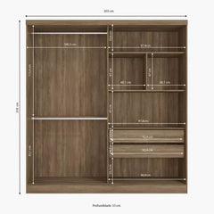 Homebox Sliding Door Wardrobe