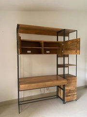 Marina Home Bookshelf Desk Unit