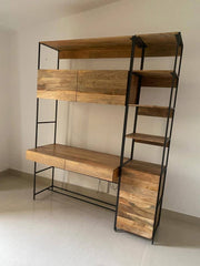 Marina Home Bookshelf Desk Unit