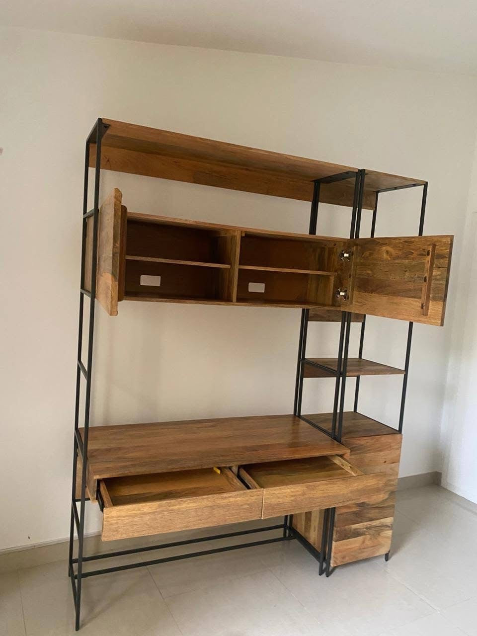Marina Home Bookshelf Desk Unit