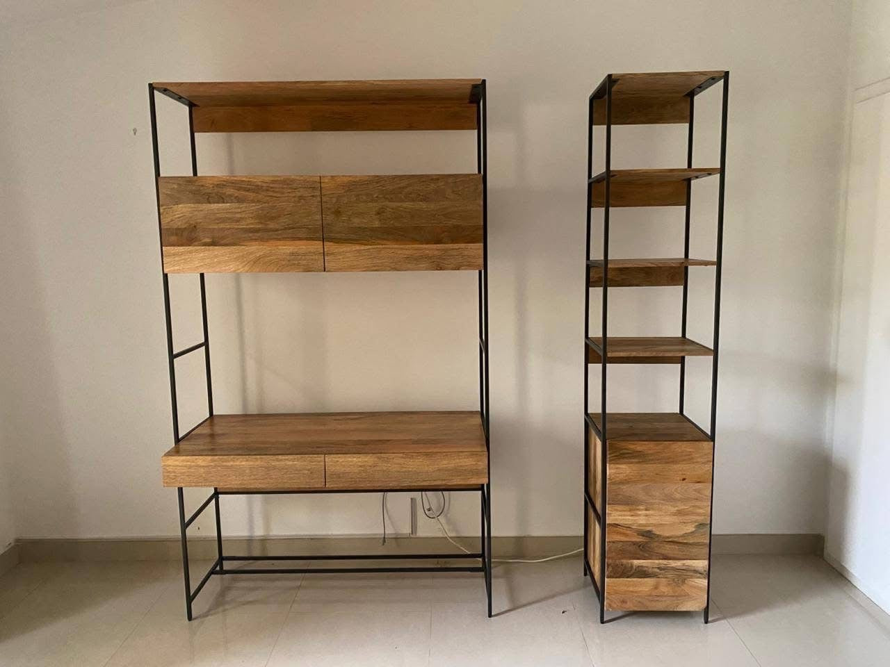 Marina Home Bookshelf Desk Unit