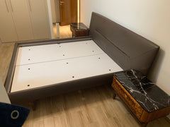 Ebarza Bedroom Set with Set of Nightstands and Dresser with Mirror