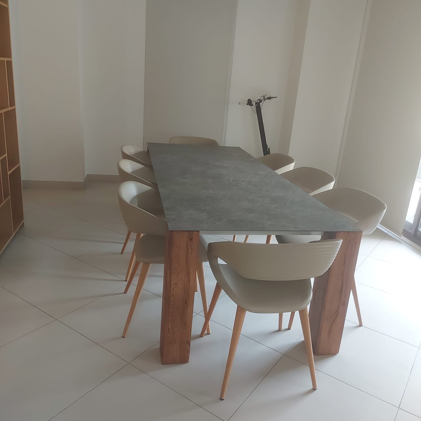 Italian Dining Table and 8 Chairs - Like New