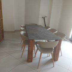 Italian Dining Table and 8 Chairs - Like New