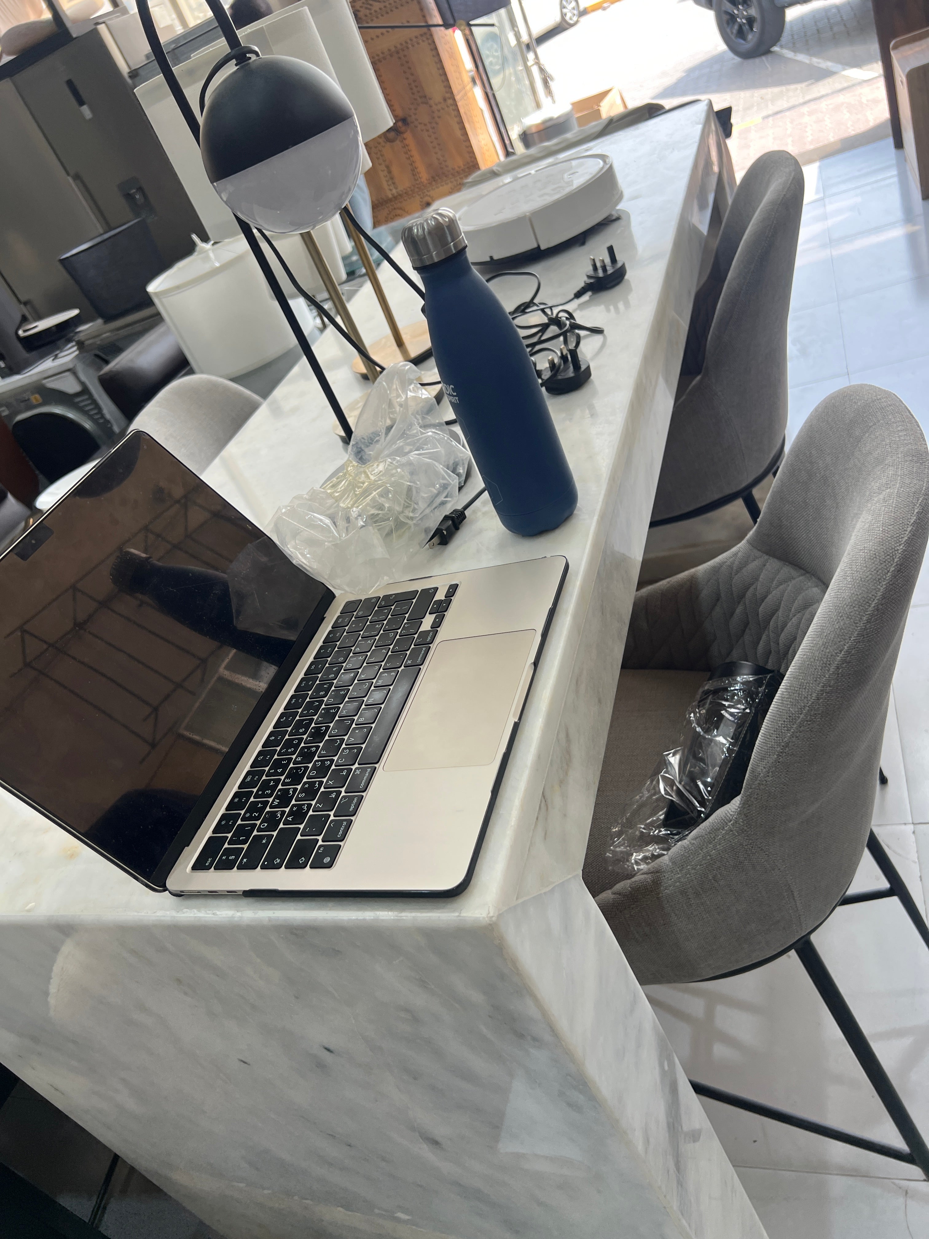 Other Marble Bar Table with 4 Chairs