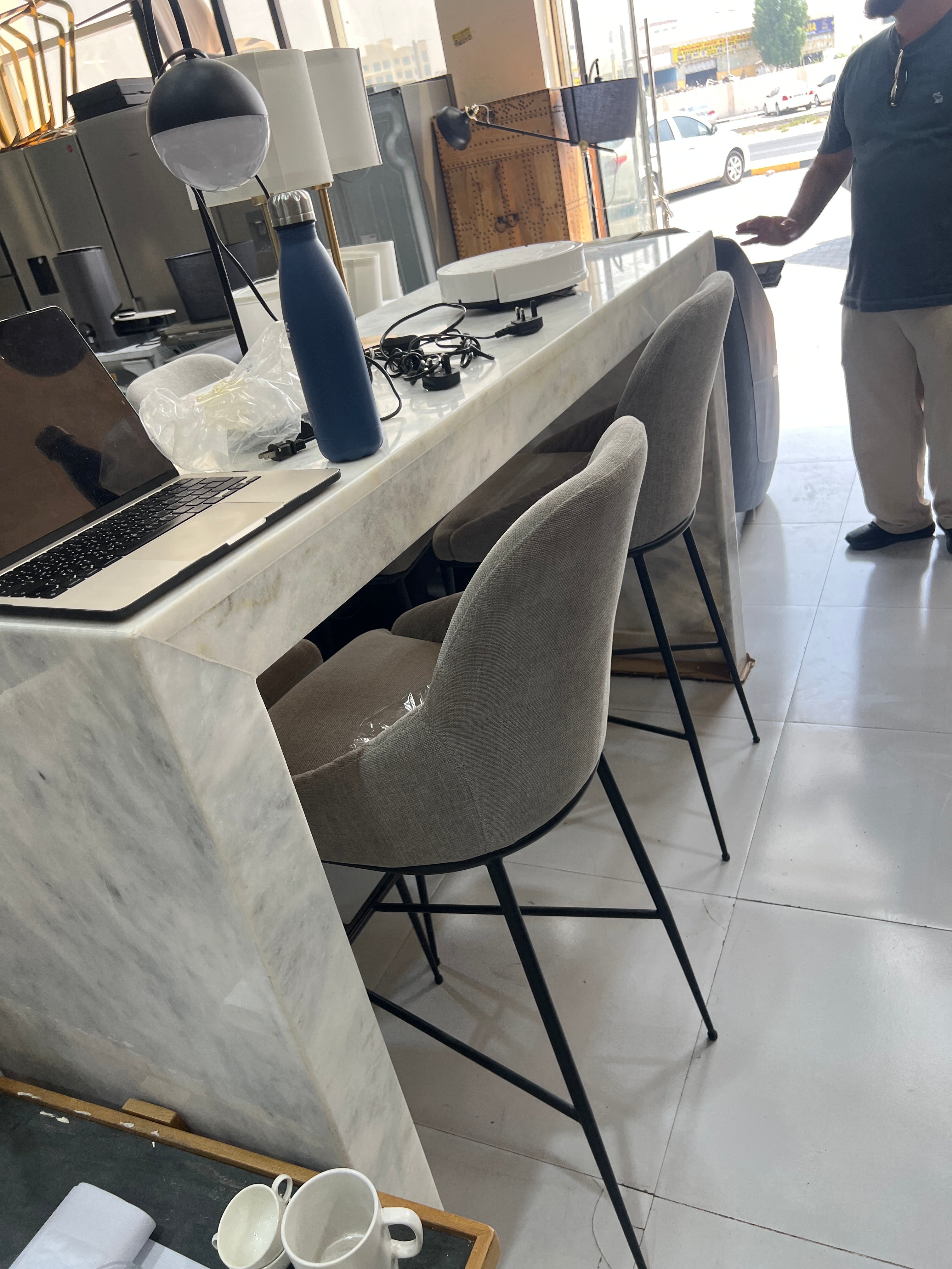 Other Marble Bar Table with 4 Chairs