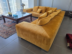 Yellow Corner Sectional Sofa