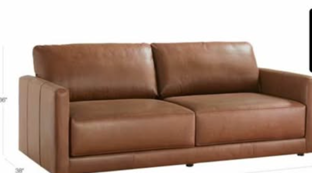 Leather 3-Seater Sofa