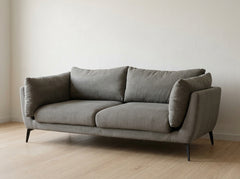 Contemporary Three-Seater Sofa with Metal Legs - Gently Used