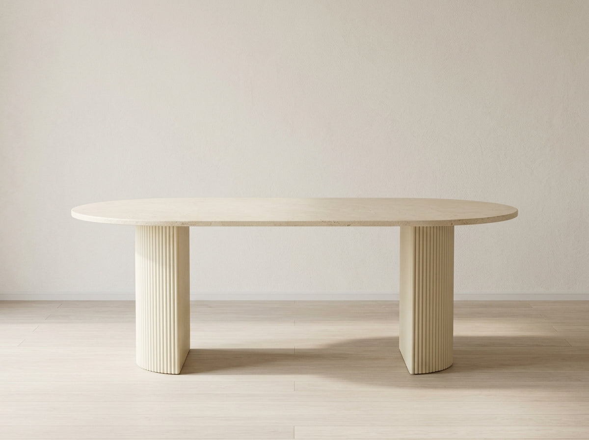 Al Huzaifa Furniture Marble 8-Seater Dining Set (Al Huzaifa Furniture)