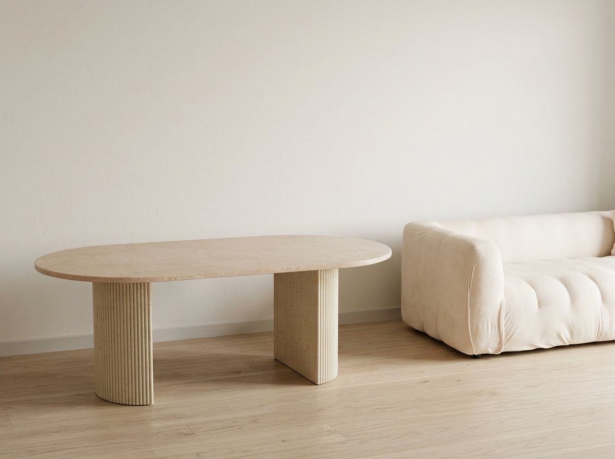 Al Huzaifa Furniture Marble 8-Seater Dining Set (Al Huzaifa Furniture)