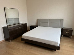 Alf Italia Dark Wood Bedroom Furniture Set - Gently Used