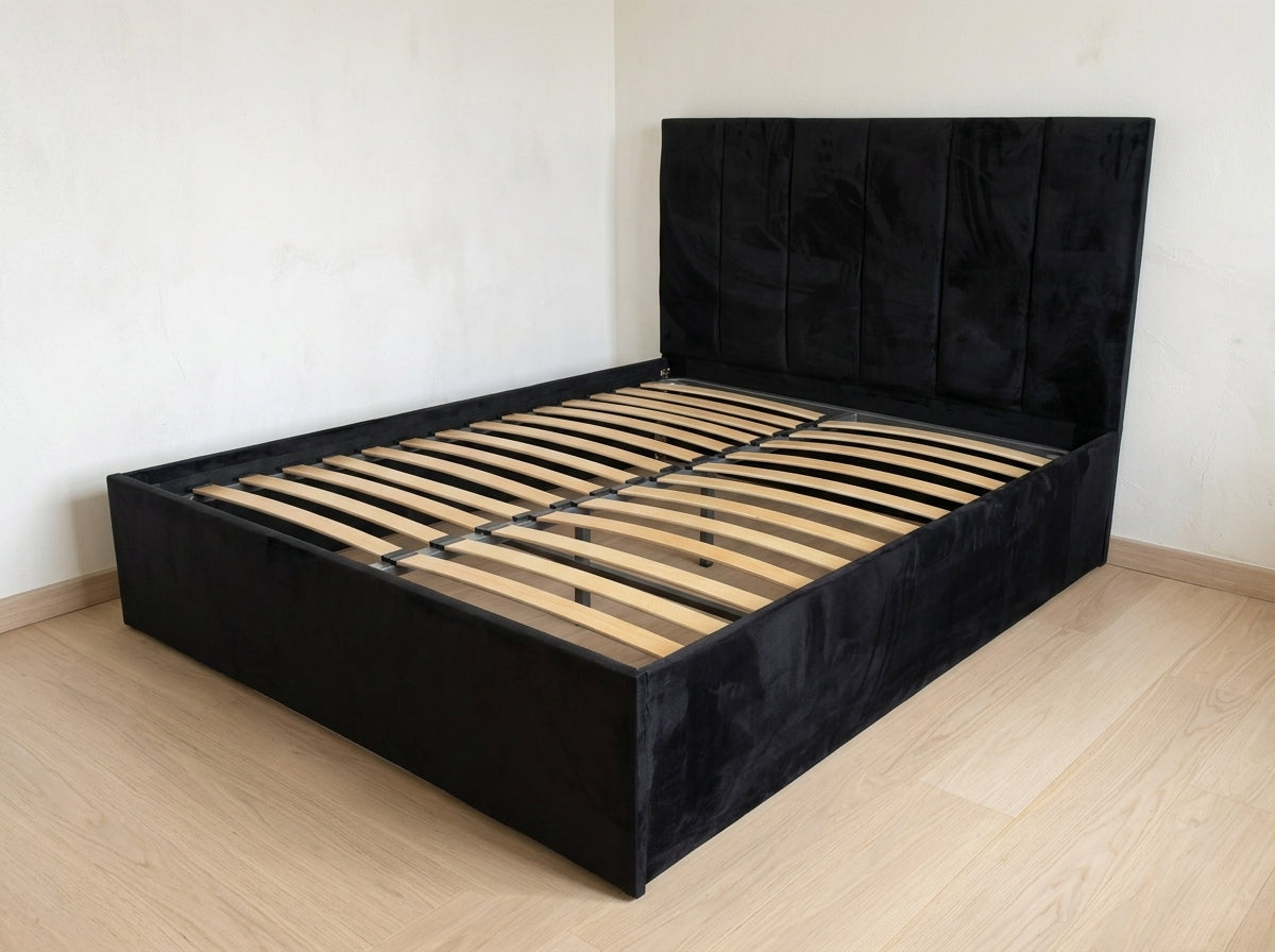 Other Black Upholstered Bed Frame