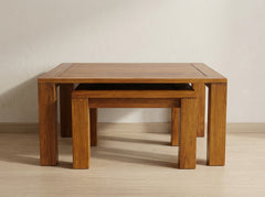 Italian Wooden Coffee Table Set