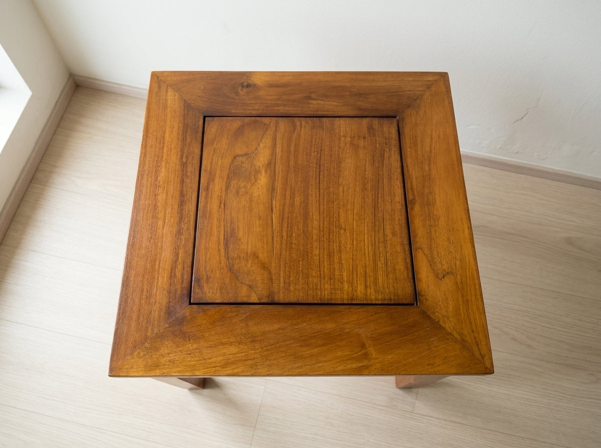 Italian Wooden Coffee Table Set