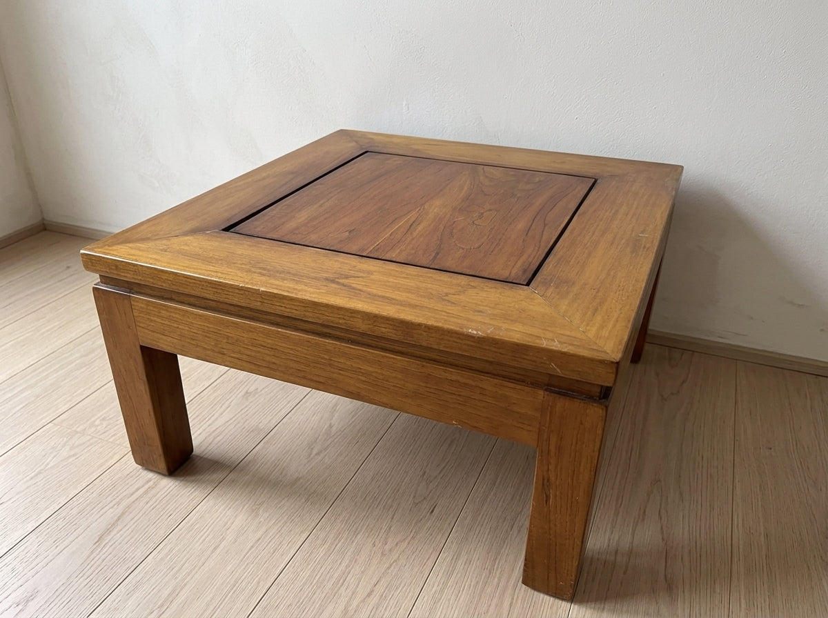 Italian Wooden Coffee Table Set