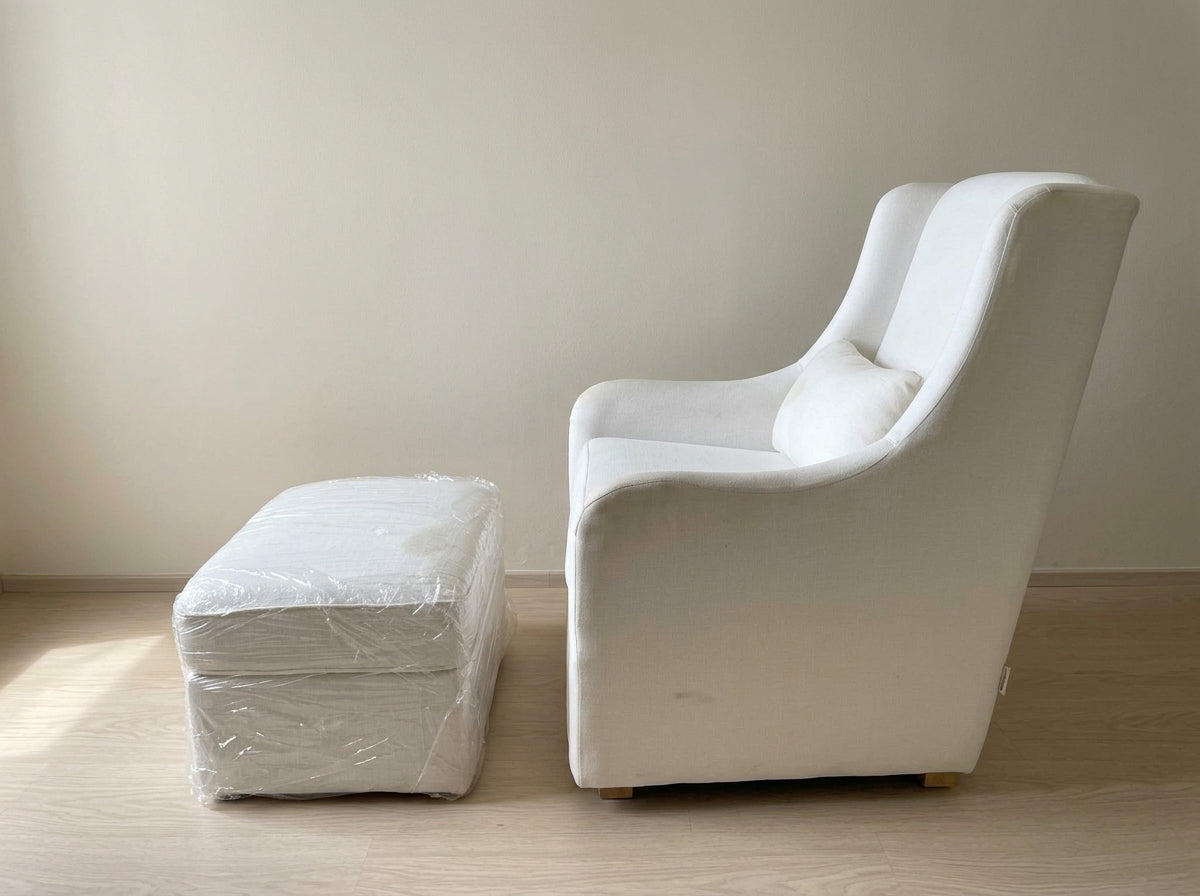 Pottery Barn Rocking Chair & Ottoman