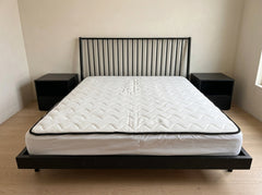 2XL Furniture & Home Decor Bed with Mattress and 2 Nightstands - Gently Used
